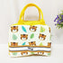 Personalized Animal Printed Kids Lunch Bag With Handle Combo